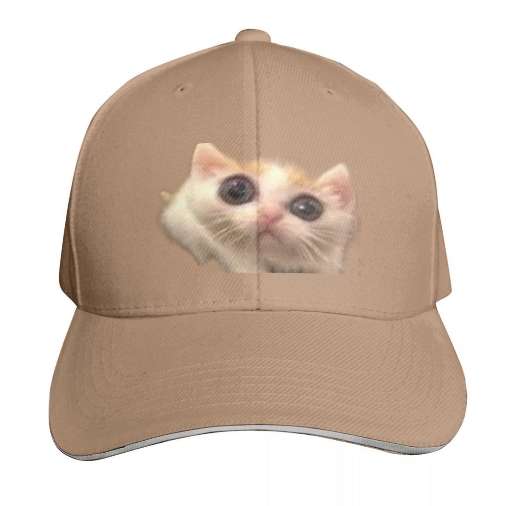 Scrunkly Cat Baseball Cap Outdoor Golf Running Hiking Summer Beach Travel Streetwear Hip Hop Trendy