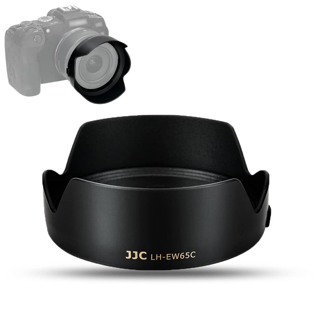 JJC Reversible Lens Hood for Canon RF 16mm STM Compatible with Canon EOS and R6 Compatible with Protective Filters and Lens Caps EW-65C F2.8 Lens, R,