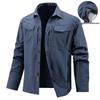 Men's Quick-Dry Mesh Underarm Long-Sleeve Tactical Shirt with Four Pockets