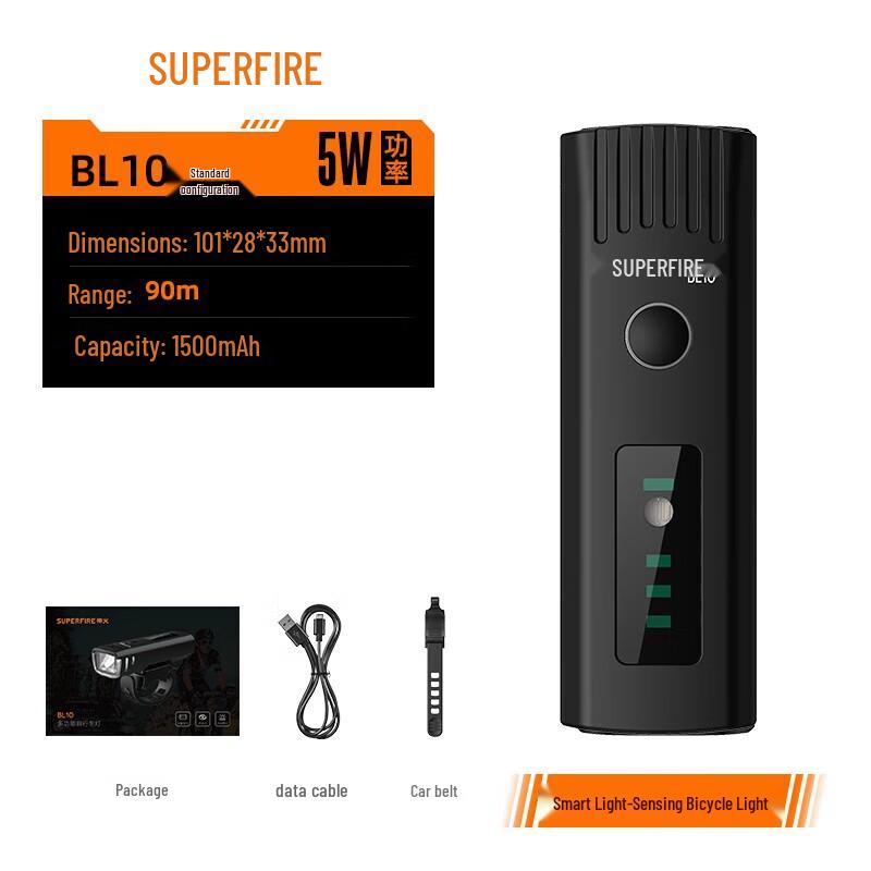 Shenhuo BL10 USB Rechargeable Bicycle Front Light