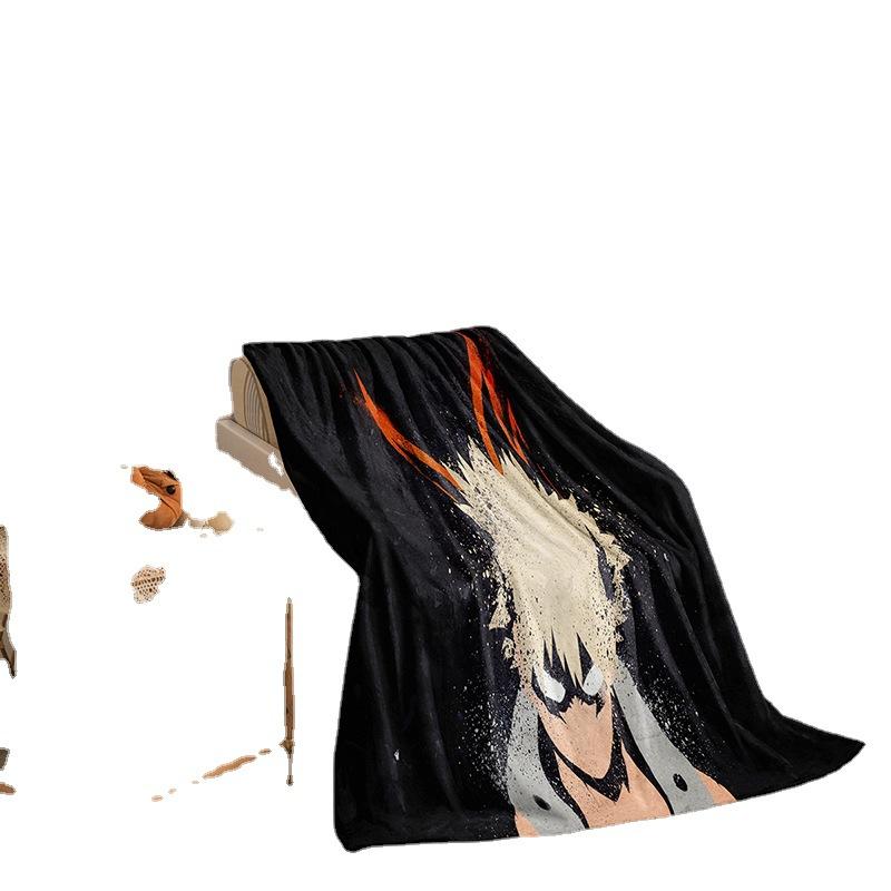 Cartoon Hero Academy Series Double Sided Flannel 3D Digital Printing Blanket Blanket