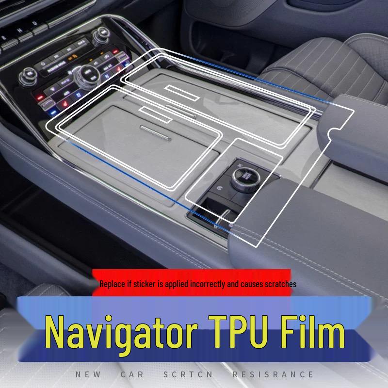 Lincoln Navigator Center Console Screen Protector - TPU Dashboard Film