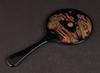 Maeju Lacquerware Hatsune Hand Mirror with Stand (B) 4L-207