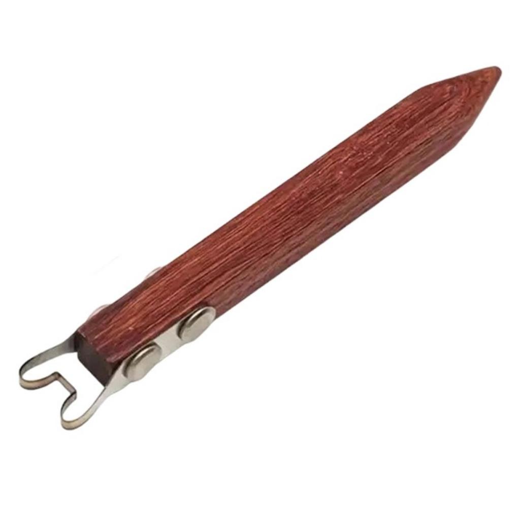 Künstlerische Keramikbasis-Finisher Holz & Metall Handgefertigtes Keramik-Verzierwerkzeug zum Perfektionieren von Tonkreationen & Skulpturen