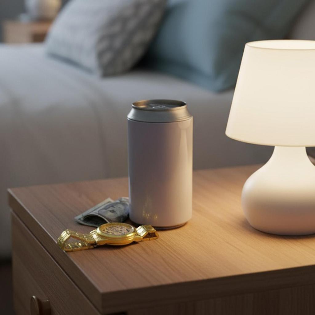 Disguised Safe Fake Can Shape Valuables Storage Secret Money Stash For Kids Boys Girls Children Desk Bedroom Living Room Home