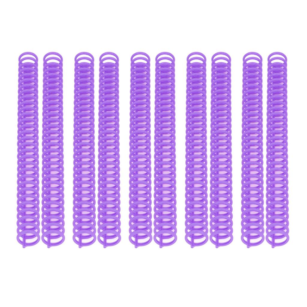 10PCS Plastic Binding Spines 19mm 30 s Comb Compatible with B5 Paper Size 150 Sheets Capacity