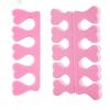 50 Stück/Packung Rosa Nagelkunst Zehentrenner Finger Füße Schwamm Weiches Gel UV-Werkzeuge Lack Maniküre Pediküre