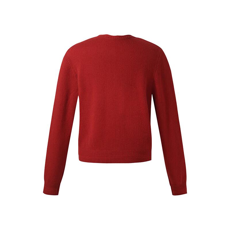 GOELIA Women's Petal Collar Wool Cardigan