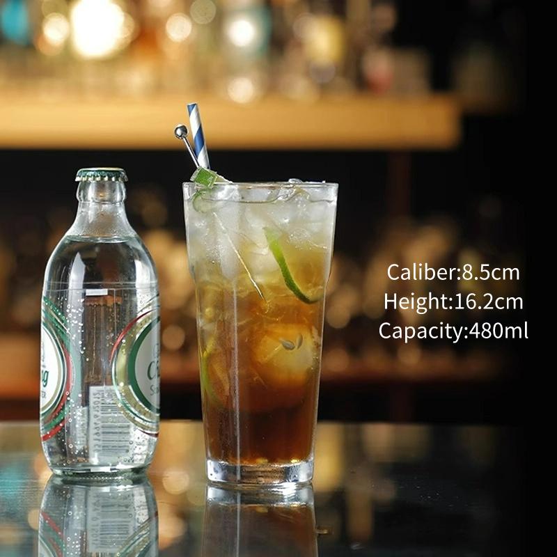 Creative Cocktail Glasses Cups High-looking Glass Juice Cup Tall Sparkling Fruit Wine Cup Personalized Beer Glass Cups Drinkware