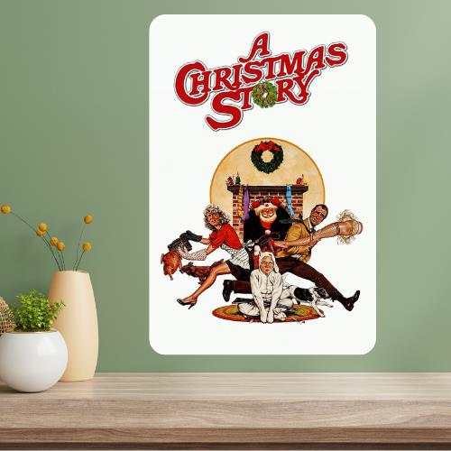 A Christmas Story Classic Movie Metal Poster Sign 20x30cm(7.8x11.8inch)