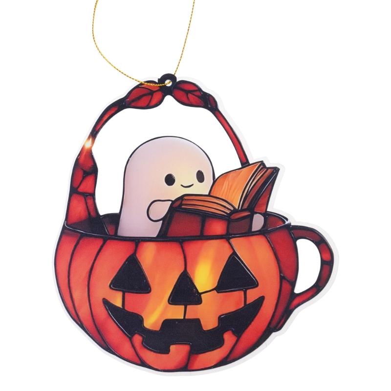 Halloween Window Decoration Acrylic Hanging Art For Home Garden Office Classroom Indoors Outdoor Seasonal Decors