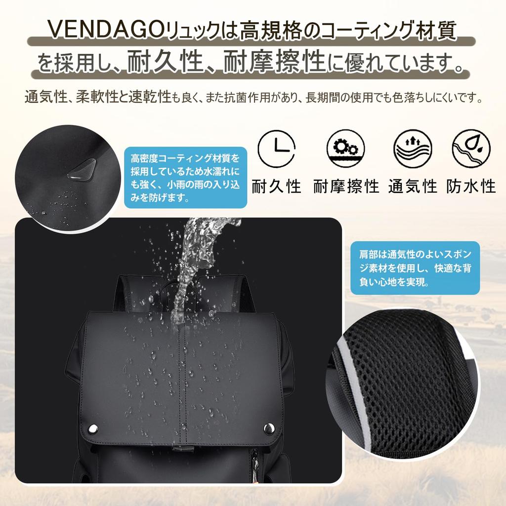 VENDAGO Large Capacity Travel Backpack, 30L Capacity, Carry-On Size, Men's and Women's, Waterproof, Fits 17-inch PC, Wear-Resistant, Reflective,