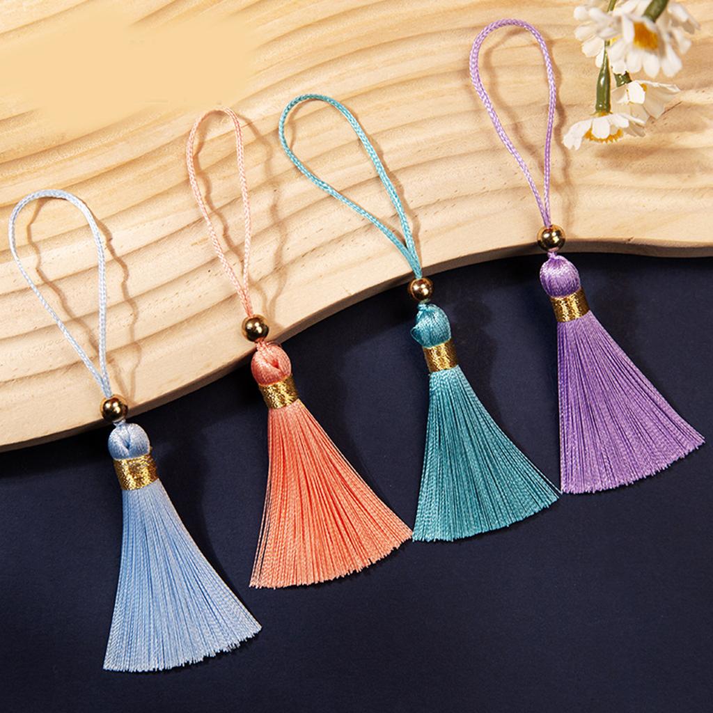 Modische, robuste Quasten aus Perlen in eleganten Designs, lebendige Farben für personalisierte Kreationen und Schmuckzubehör