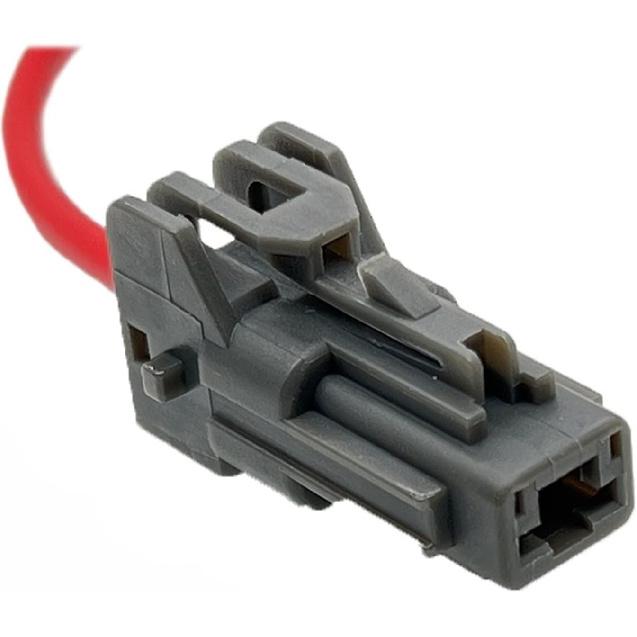 

1 Pin Car Headlight Plug Wiring Harness Auto High Current Electronic Connector Compatible With Mitshubishi Canter Light Truck 7123-6214-40 1 Pc With 15cm Wire