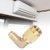 R410 Male Thread 1/4 to Female Thread 5/16 90 degrees  Adapter Connector Cooler Air-Conditioner Accessory
