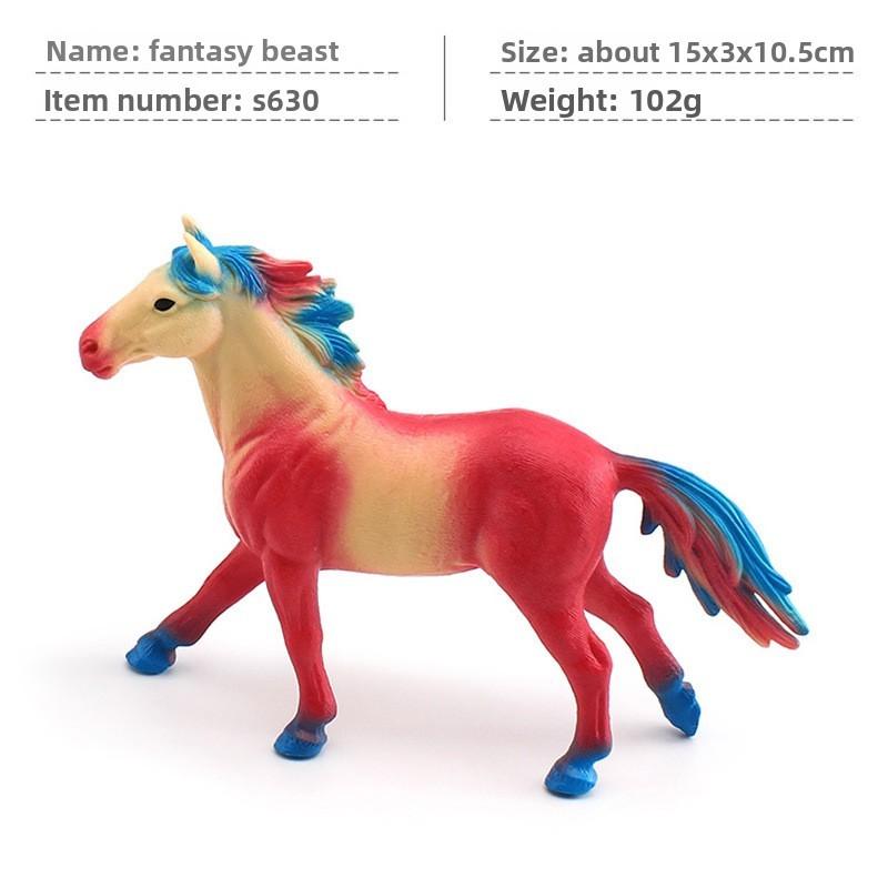 Unicorn Figurine Collectible Pvc Model For Kids Fantasy Animal Decor Play Toy