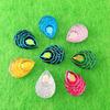 13*18mm/18*25mm AB Resin Tear drop Rhinestone flatback peacock eye stones and crystals costume Button Accessories HE19