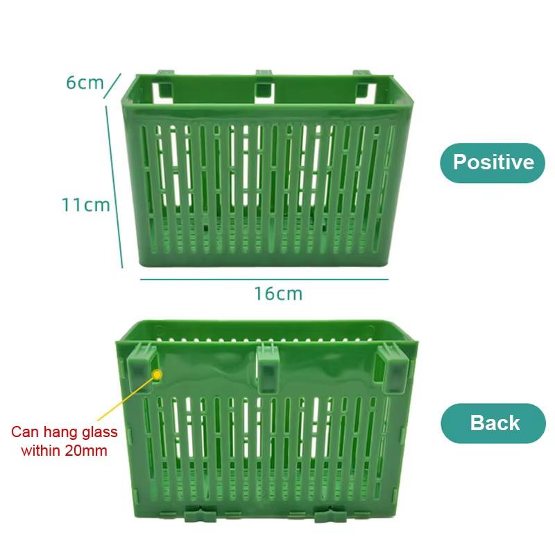 1pc Fish Tank Hanging Planter Aquatic Plant Holder Aquarium Underwater Aquatic Plants Basket Gardening Accessories