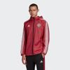 Adidas Mufc Windbreaker Hooded Jacket Men Outerwear Scarlet FR3844