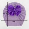 Newborn Hats Big Bow Baby Cap Cotton Cute Hat Newborn  Infant Boys Hats Textured Knit Caps 0-24 Months