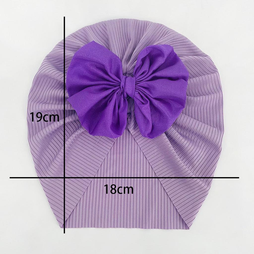 Newborn Hats Big Bow Baby Cap Cotton Cute Hat Newborn  Infant Boys Hats Textured Knit Caps 0-24 Months