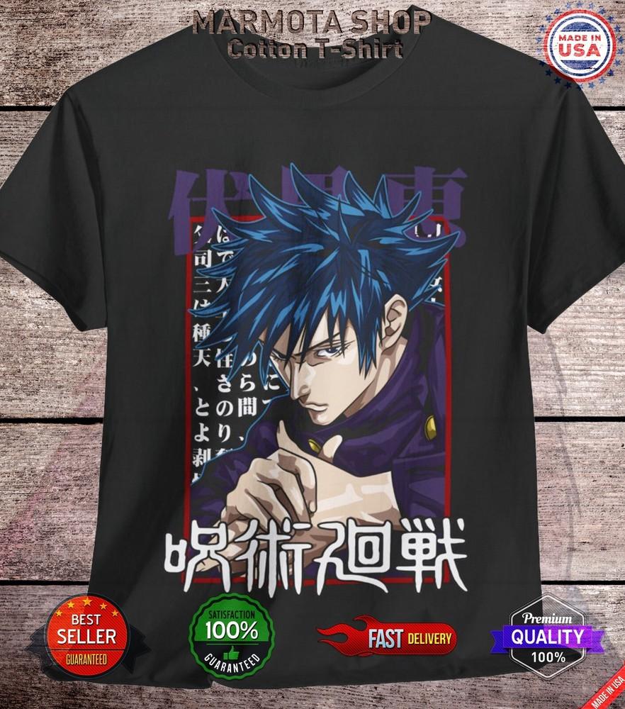 

Megumi Fushiguro Jujutsu Kaisen T-Shirt Gojo Satoru Anime Japanese Tee Shirt JJK XL