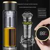 Smart Temperature Display Double-Layer Glass Tea Tumbler