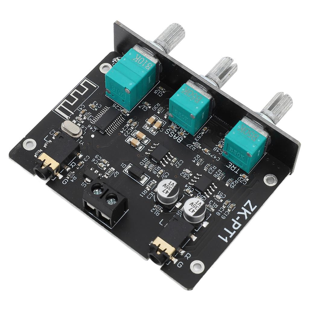 ZK PT1 Wireless BT 5.0 Decoder Board 2 Channel Stereo AUX Output BT Receiver Amplifier Board with