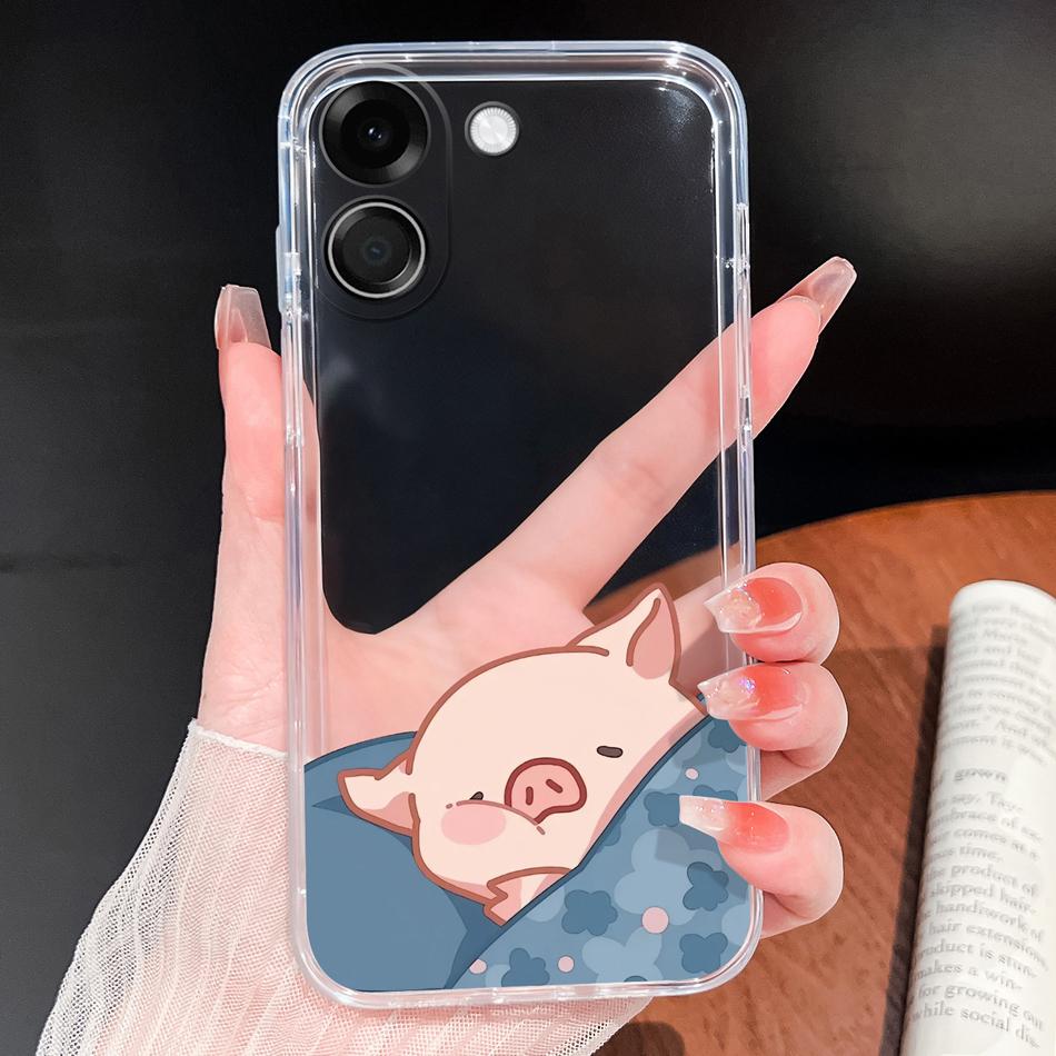 For Poco X8 Pro Max 5G Phone Case Leisure Style Soft Cover Transparent Silicone Funda For Poco X 8 Lightweight Anti Drop Bumper