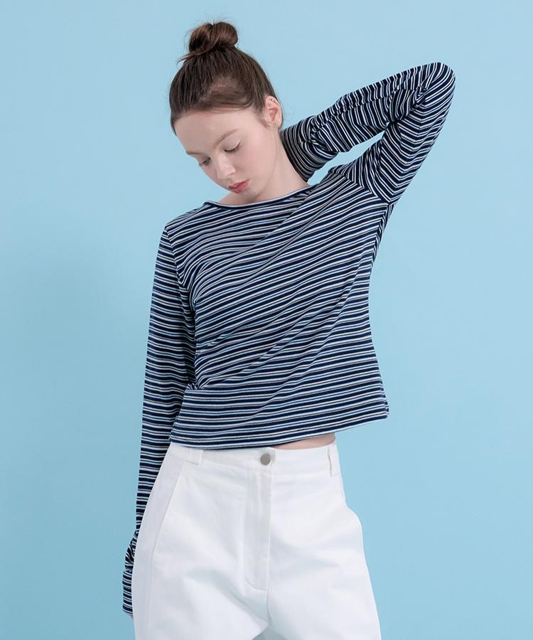 MICANE Everett Striped Coloring Tee