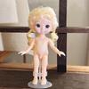 1 Pcs 16Cm Doll With Different Expressions, Cute 1/8 Bjd Doll, 13 Joint Movable Doll Girl Toy