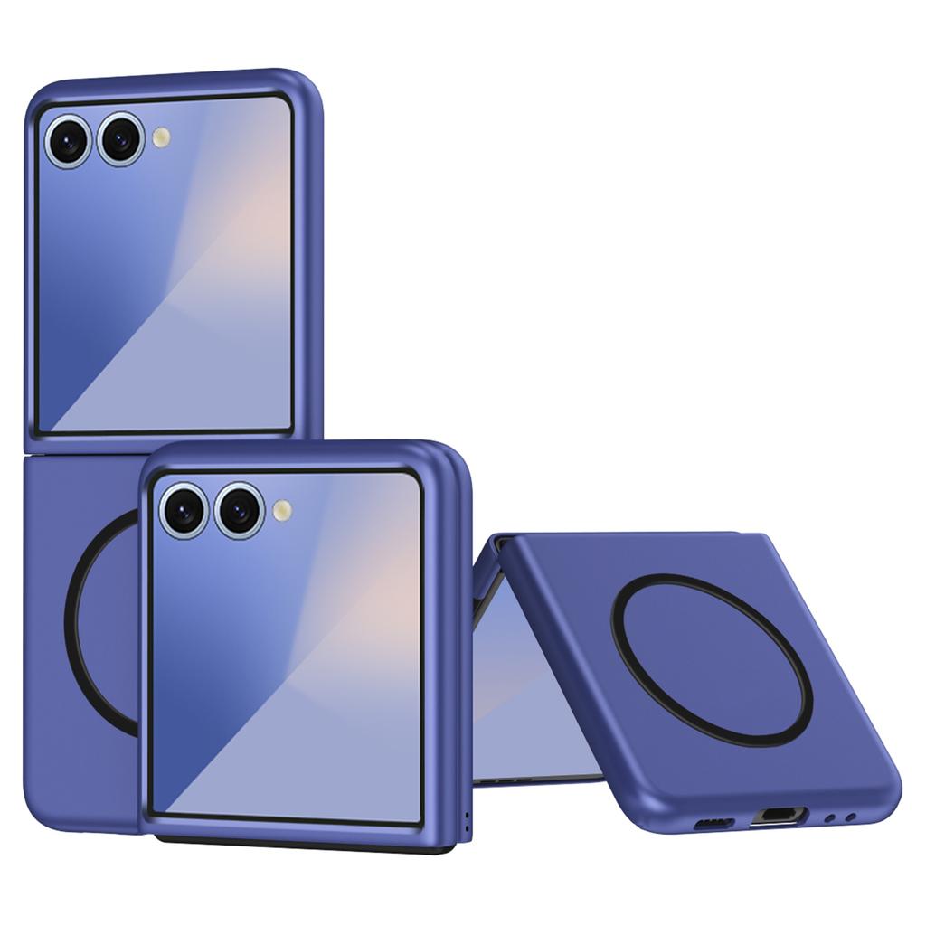 For Samsung Galaxy Z Flip7 5G Magnetic Case Skin-Touch Matte Hard PC Phone Cover