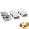 Chic Functional And Stainless Steel Taco Holder With Multiple Compartments For Ultimate Convenience