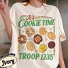 Spring Summer New Arrivals Cookie Dealer Shirt Cookie Mom Shirt Custom Troop Number TShirt Cute Girl Camp Trip Tee