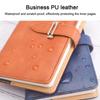 (kann Logo gravieren) A6 Business-Taschennotizbuch, kleines Leder-Notizpad mit Schnalle, Reisetagebuch für Studenten, Handbuch, Besprechungsprotokollbuch