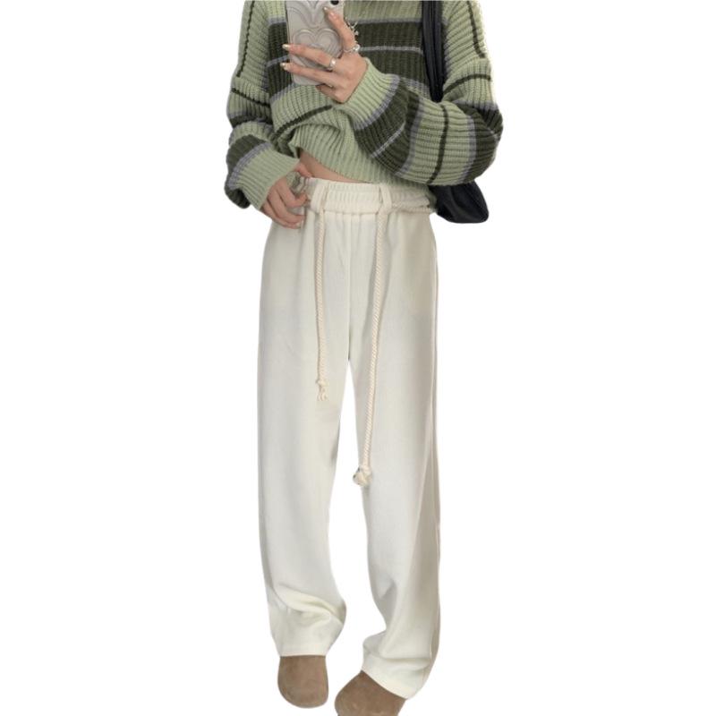 

Plus Size High Waist Jacquard Frog Button Floor-Length Trousers for Tall Individuals - Summer 2026 Collection XS (70-80 lbs)