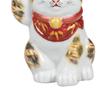 Kutani Ware Iwataya (Kutaniyakiiwataya) No. 4 Maneki-neko (Lucky Cat) with Gold Tricolor K8-1471