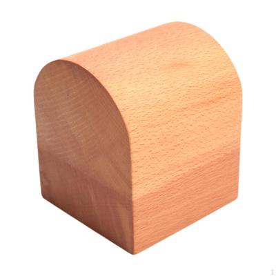Lederband Biegewerkzeug Handwerk Holzblock Falten Klein Glatte Oberfläche für Tasche