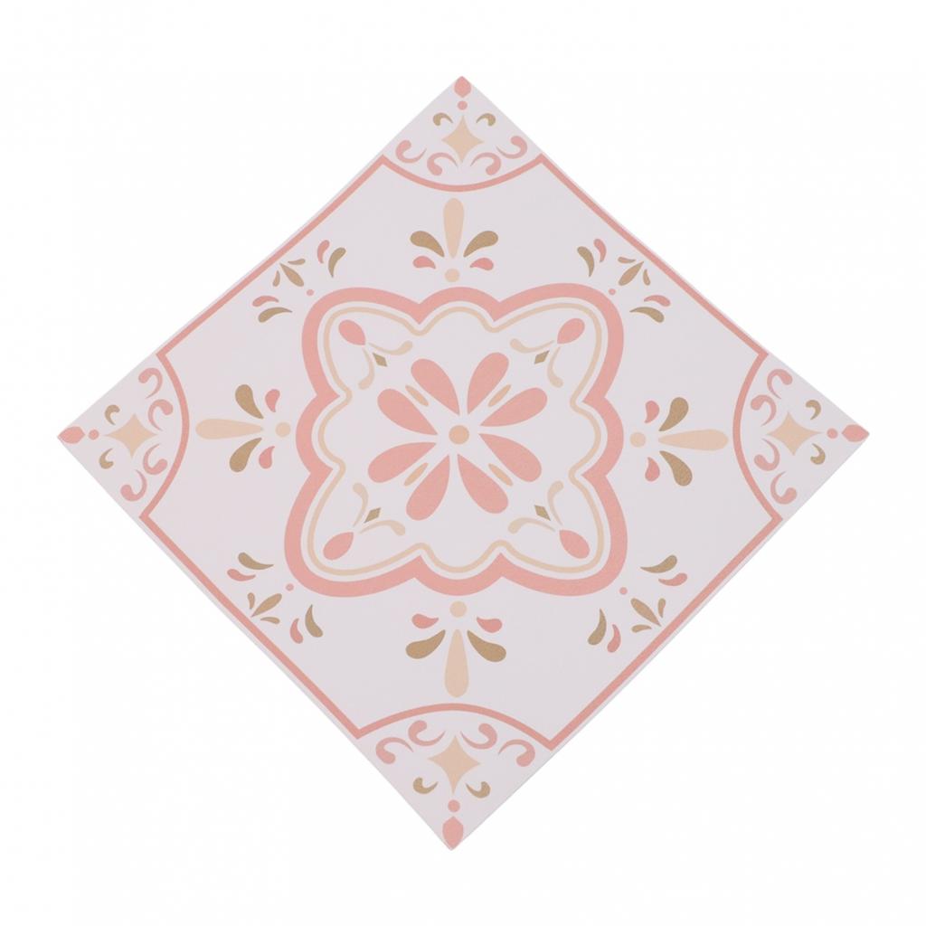 Pink Pattern Stickers Waterproof Tile Stickers Waterproof And Oil-proof