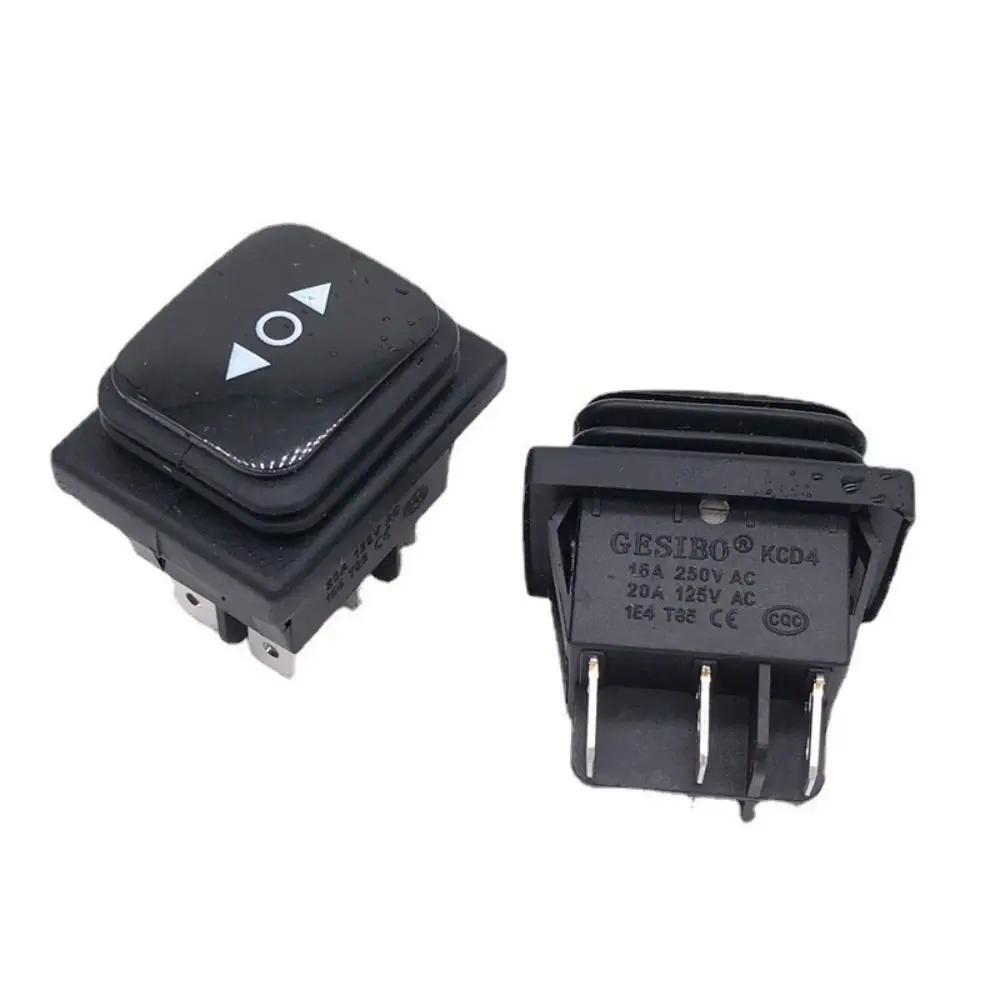 Toggle Switch 6 Pin 3 Position Reverse Switch AC 110V-220V DC 12V 10A Waterproof Control Motor Momentary Polarity (ON)-Off-(ON)