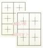 Kobaido Calligraphy Desk Set of Resin Lace Pads, 5, Cream-Colored, Double-Sided Ruled, 1.5mm