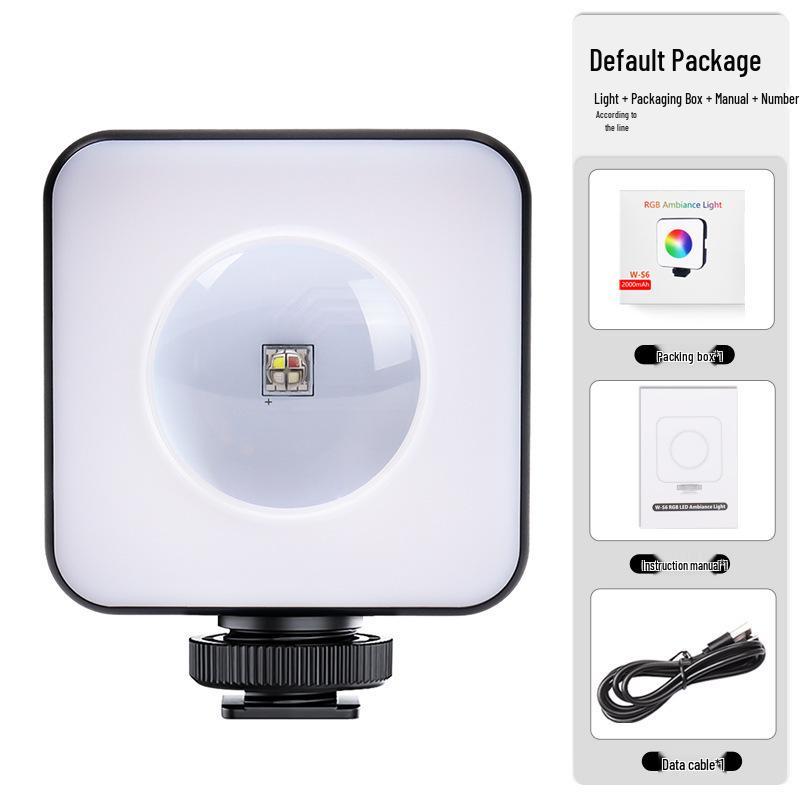 7VLOGLITE W-S6 RGB Mini Magnetic Pocket Live Broadcast Sunset Fill Light