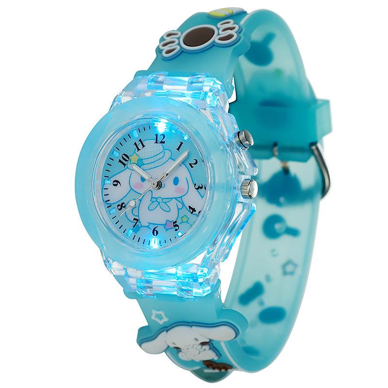 Silicone Cartoon Watch Student Party Girl Quartz Children S Watch Luminous Luminous Decoration Supply