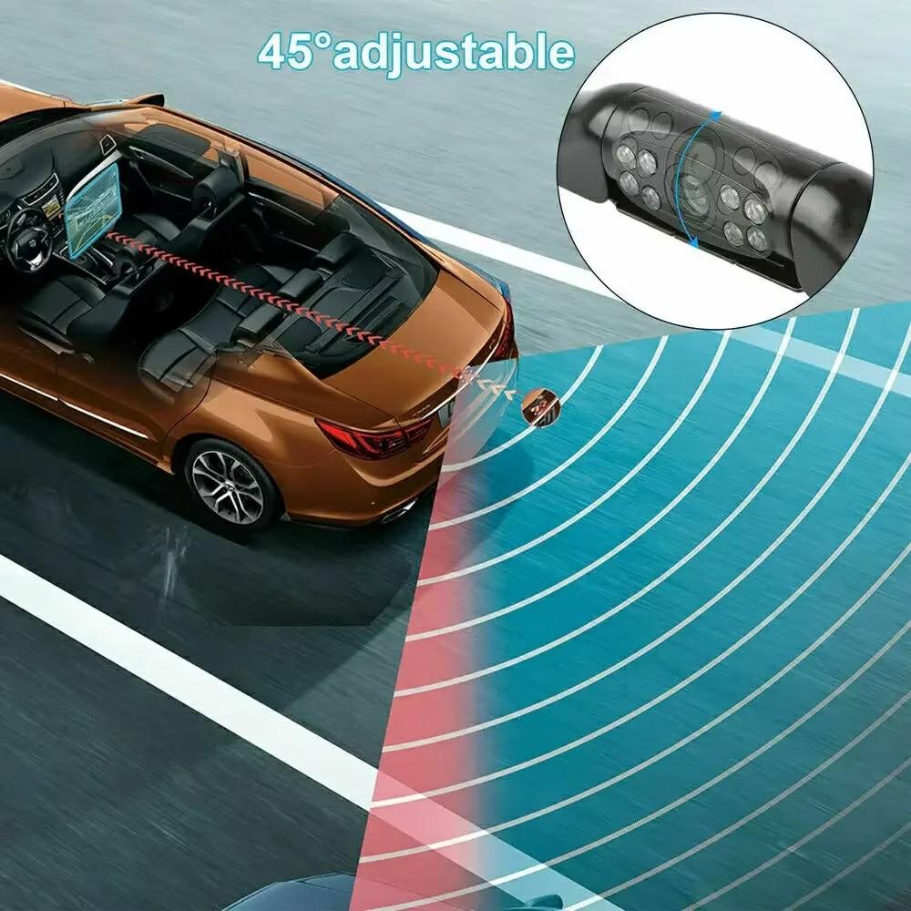 License Plate Frame Car Camera HD Infrared Night Vision Rear View Reversing Camera for Sedan SUV Truck RV