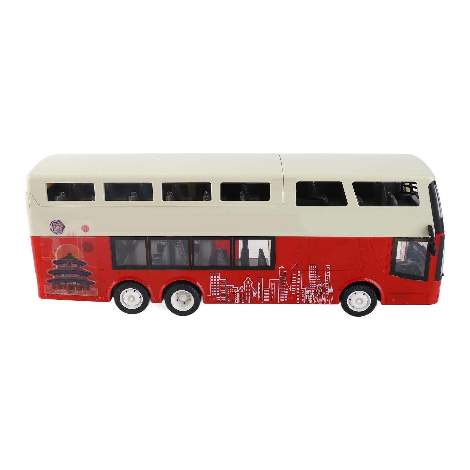 

E640001 118 ДвойнойИгрушка Decker с дистанционным управлением для детей, модель автобуса, игрушечная машина