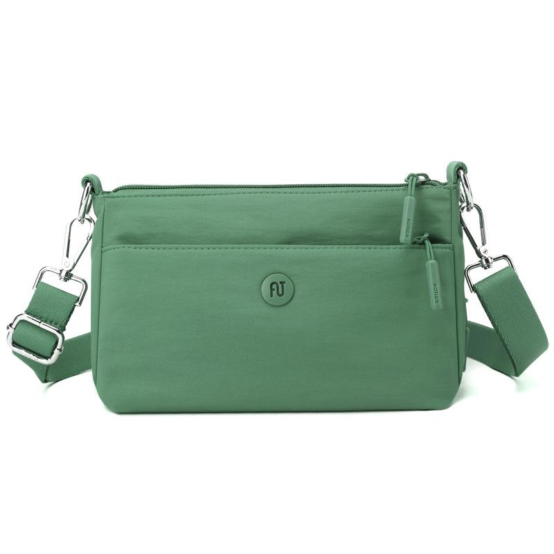 Women's Bag Solid Color Shoulder Bag Multi-Compartment Crossbody Bag