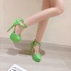 Fashion New Style Fashionable Design Rivet Platform Buckle Strap Women Pumps Sexy Peep Toe Ultra Stiletto High Heels Stripper Prom Shoes
