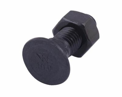 Complete Plow Bolt with Support D 608 M10x30 Class 10.9 Waryński (sold In Sets of 25)