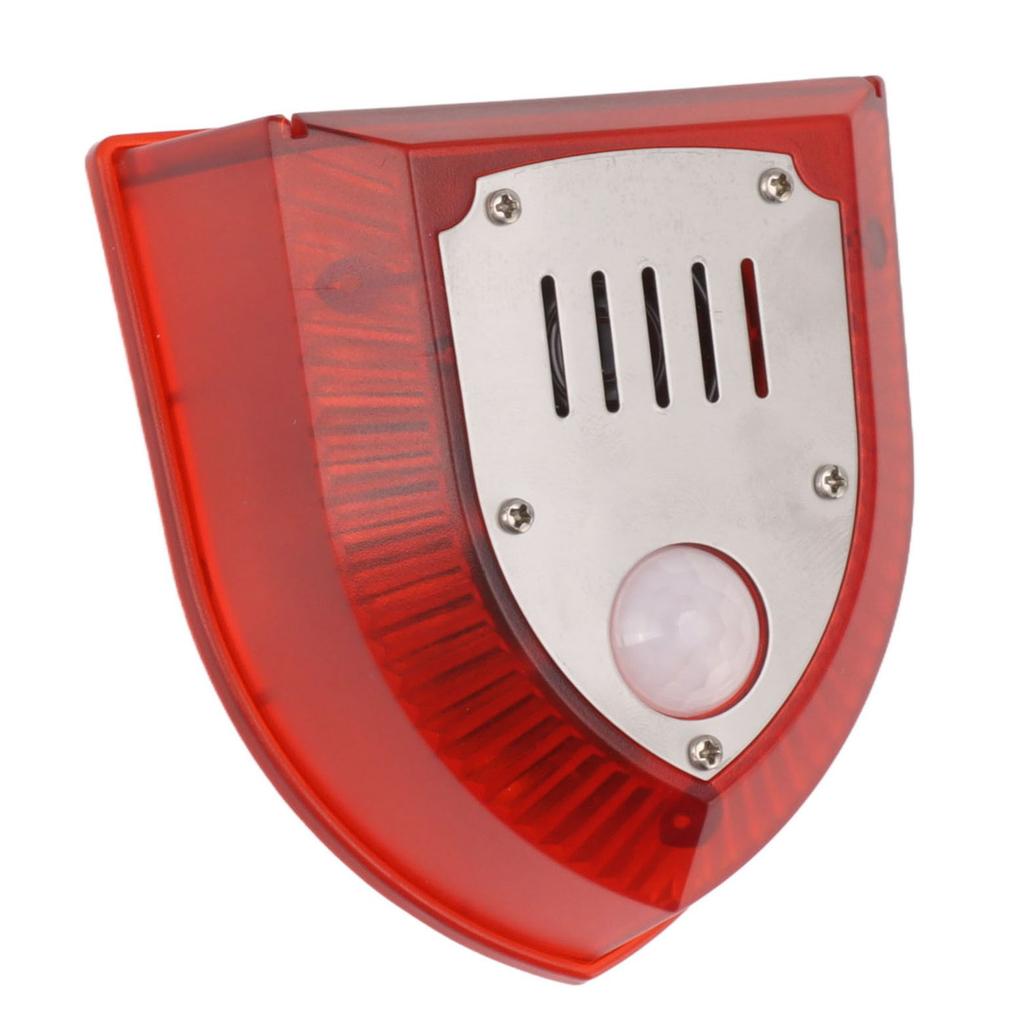 Solar Alarm Animal Repeller Induction Sound Light Siren Outdoor Alarm Support for Orchard Tea