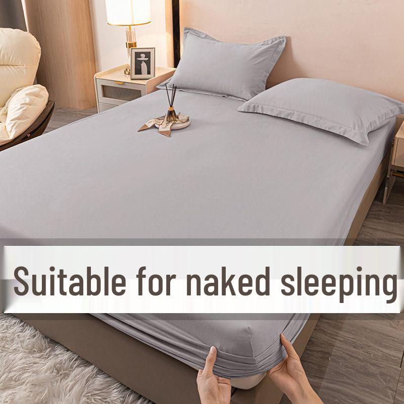 

Single Bedspread Mattress Protector and Dust Cover - Washed Cotton for Spring/Summer. 60x120cm Fitted Sheet